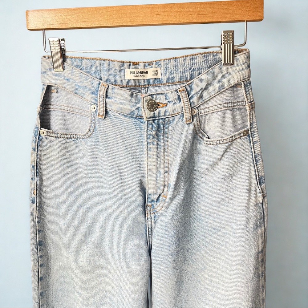 High Waisted Straight Leg Women's Jeans Pull & Bear